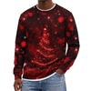Men's Christmas Neck Pullover Sweatshirt