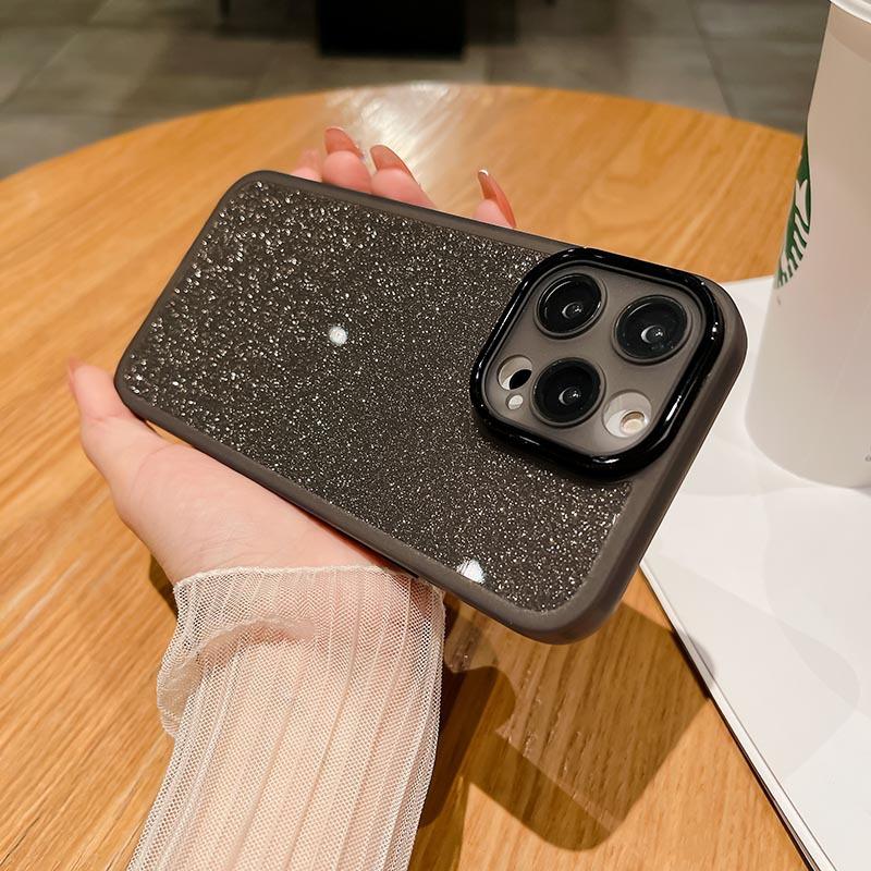 

Подходит для чехла для мобильного телефона Samsung S25 A34 Двухцветный градиент Блестящая пудра A20 Защитная пленка для объектива A52 Гальванизированная рамка Противоударный защитный чехол Galaxy M33