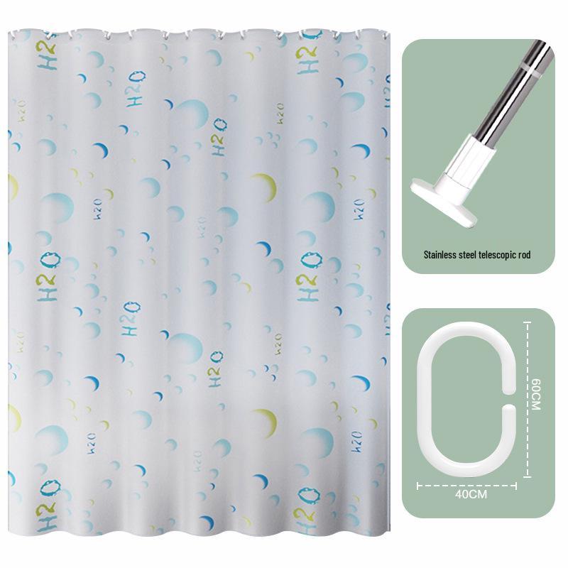 Luxury Eco-Friendly Waterproof & Mildew-Resistant Shower Curtain