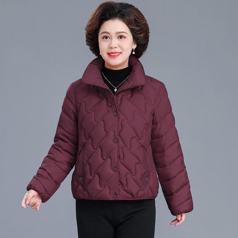AIXUANMI Mid-Aged Women's Padded Winter Jacket