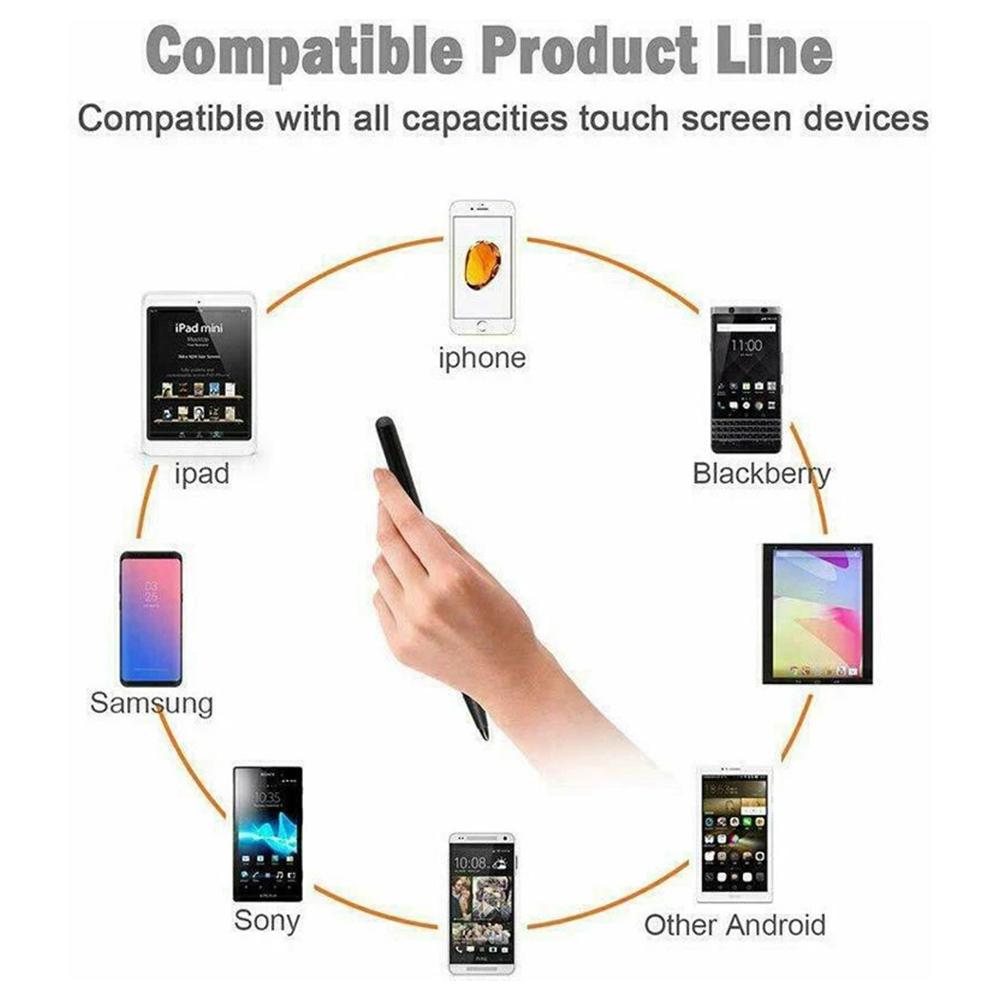 NEW High-end Universal Stylus Pen for Android Tablets Mobile Phone Touch Pen 2 in 1 Capacitive Pen Touch Screen Stylus Pencil
