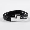 New Trendy Men's Multilayer Leather Bracelet: Classic, Versatile, Handmade Fashion Accessory