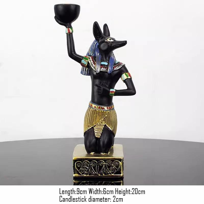 Retro Egyptian Anubis god resin statue ornament,tourist souvenir,home decoration,phone holder,candle holder,refrigerator sticker
