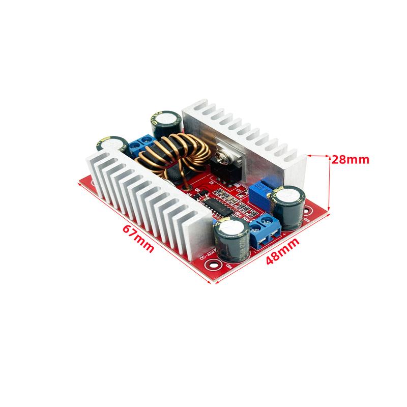 DC 400W 15A Step-up Boost Converter Constant Current Power Supply LED Driver 8.5-50V to 10-60V Voltage Charger Step Up Module