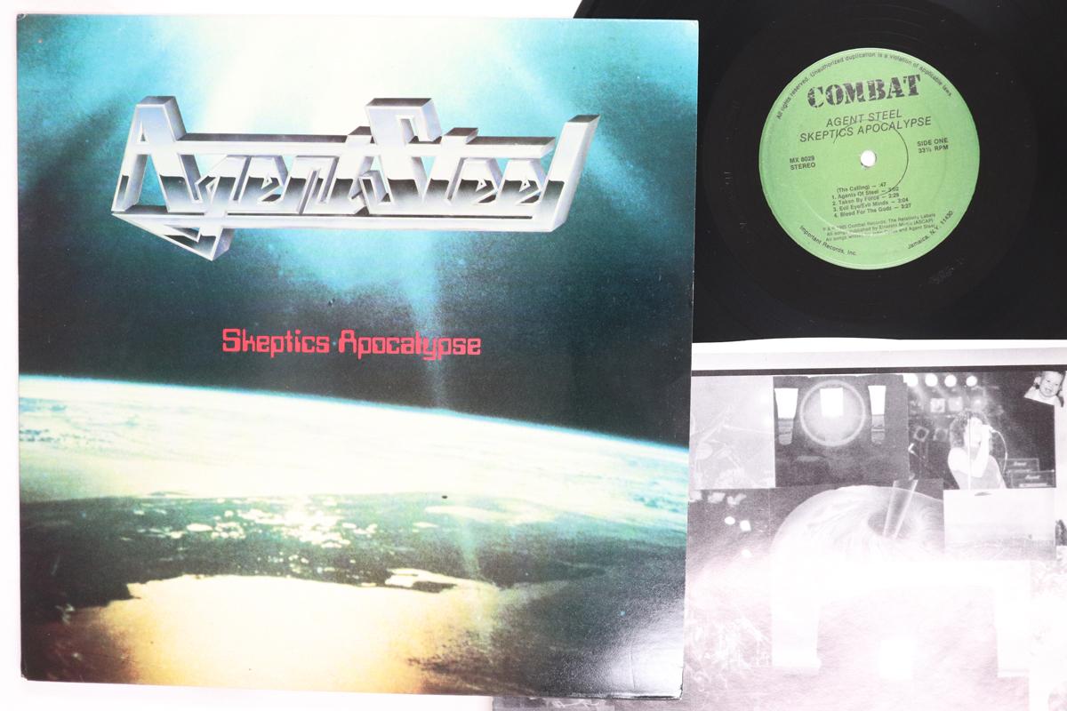 

LP Record AGENT STEEL Skeptics Apocalypse MX8029 COMBAT 1985 US Metal Used