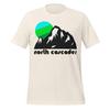 North Cascades Souvenir T-shirt Mens Kids Womens, Vintage Mountain Sunset (Unisex S-XXL)