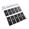 Mesh Panel Mounting Kit Sturdy Mesh Mounting Brackets Weatherproof Fence Fasteners Grid Mounting Set