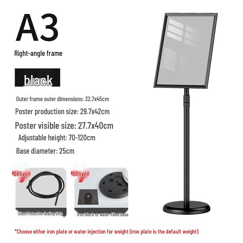 OEING A3 Stainless Steel Display Sign Stand