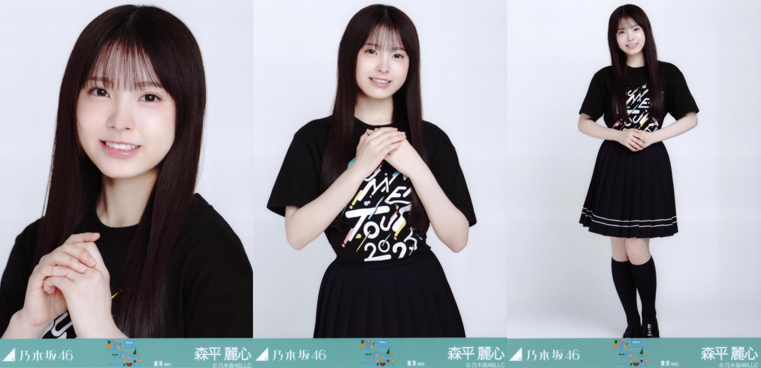 

Nogizaka46 Сырые Фотографии Летний Национальный Тур 2025 Футболка Токийская версия Набор из 3 штук Рейшин Морихира