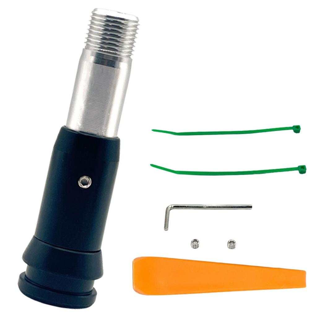 TIGRE BLANC Shift Knob Extension Shift Knob Conversion Adapter Push Type AT Truck Light Tiger Carry Gymny Etc M18 Black