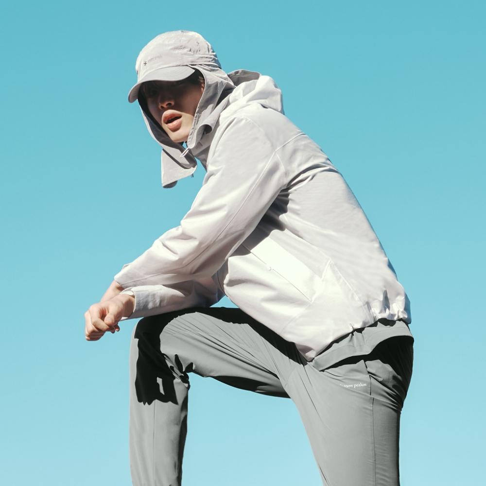 [Snowpeak] Dry Peak Lightweight 3L Waterproof Jacket Ice Gray (S26ZMPJK06)