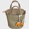 2023 Women's Large Capacity Pig Nose Bucket Bag, First Layer Cowhide, Commuter Style