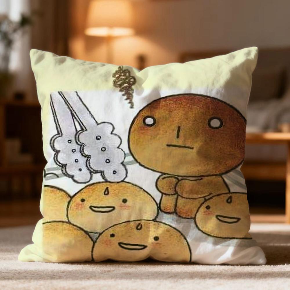 Hot KKogepaned Cushion Cover Soft Washable Pillow Case Multi-Scene for Couch Bed Travel Office Use