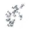 100Pcs Bag 9Types M3 Flat Head Stainless Steel SS304 Machine Countersunk Screw Bolt Fastener