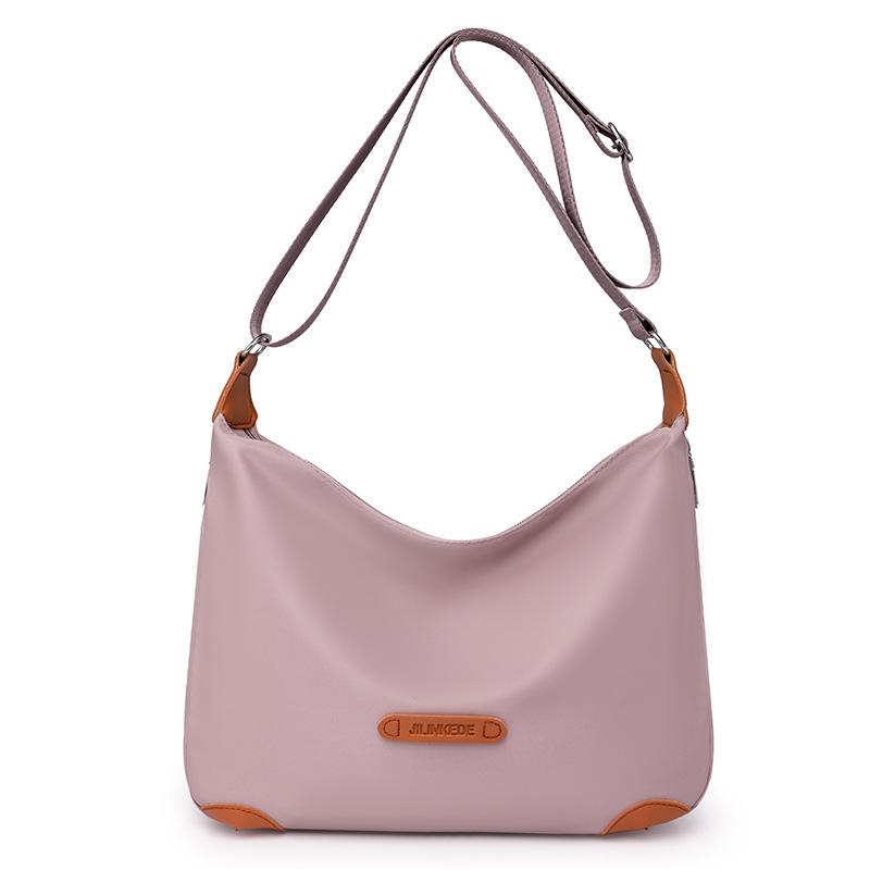 Lightweight Large Capacity Waterproof Nylon Cloth Bag Women Shoulder Crossbody Bag Mother Bag