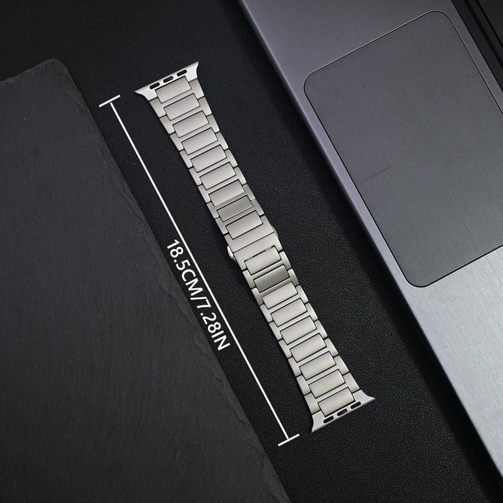 Titanium Watchband for Apple Watch Ultra 3 Strap 49mm Series 11 10 46mm SE3 Luxury Wrist Bracelet for Iwatch 9 8 7 6 5 44mm 45mm