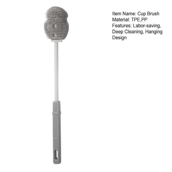 Pračka na šálky Užitečné Jemné štětiny Šetřící práci Nápoj Sklenice na víno Láhev na sklenice Čistící kartáček pro domácnost Potřeby pro domácnost