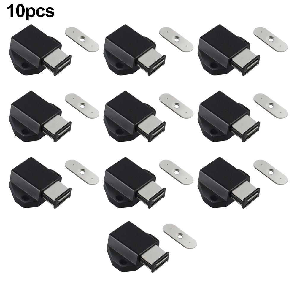 10 Stück Schrankverschlüsse Magnet Türstopper Schranktürschließer Für Schrank Schublade Magnetverschluss Möbelbeschläge
