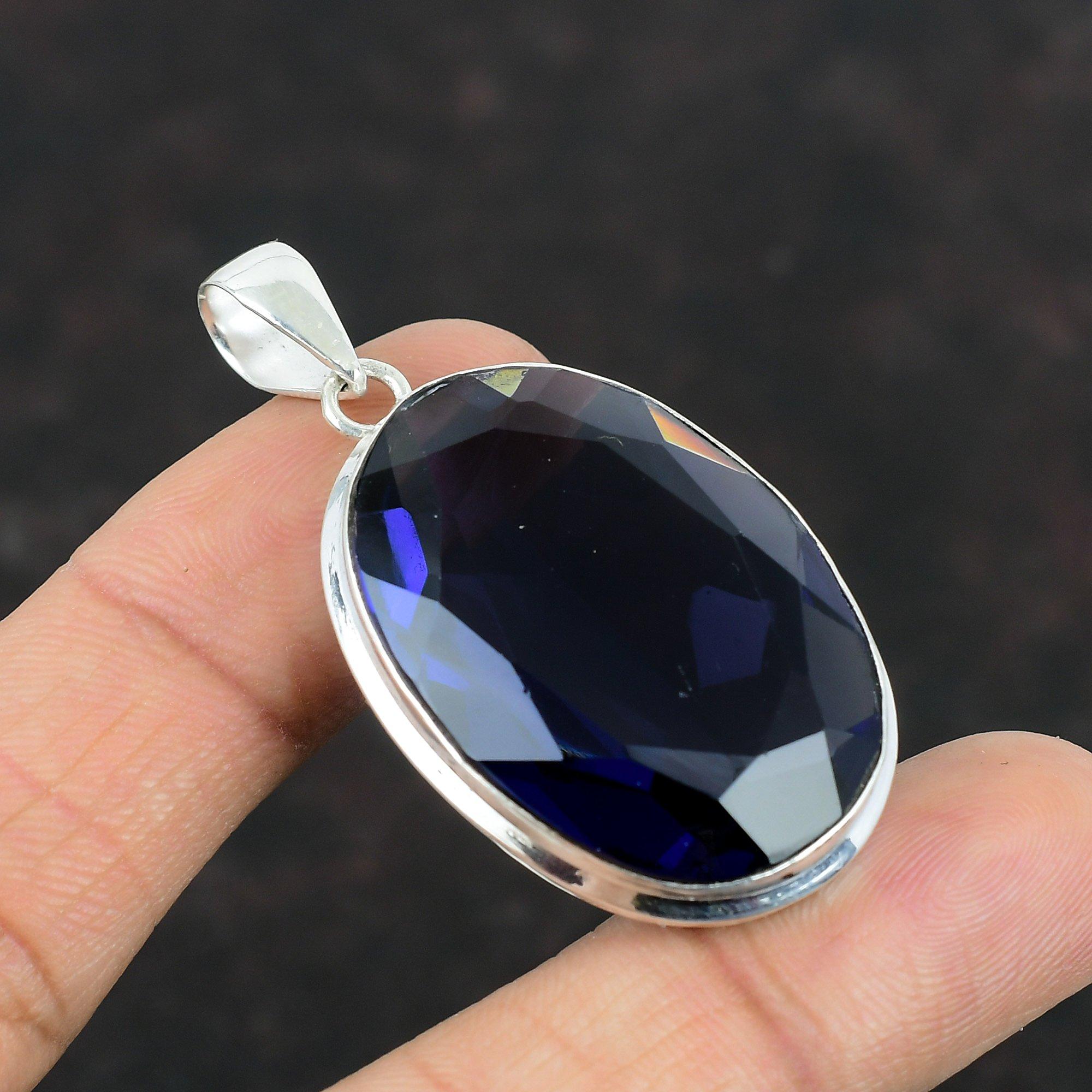 

Ограненный Танзанит Кварцевый Кулон Ювелирные Изделия Из Натурального Драгоценного Камня Уникальный Кулон Стерлингового Серебра 925 Кулон Ювелирные Изделия Ручной Работы Бохо Подарки на Годовщину