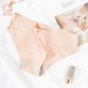 Women's Thong Ice Silk Seamless One-piece Mid-waist Underwear Panties Comfortable Breathable Women's Underwear Knickers Underpants