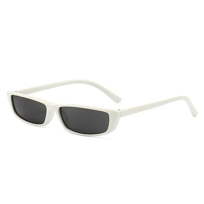 Fashion Vintage Small Rectangle Sunglasses Girls Boys Black White Brand Designer Sun Glasses UV400 Shade Outdoor Sunglasses
