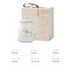 111ml Ru Kiln Horse Filter Tea Separator Cup Aesthetic Tea Mug With Infuser Handgrip Cups Tea Maker Office Water Cup Drinkware