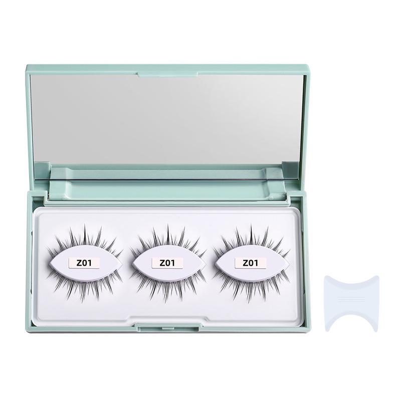 

Новые самоклеящиеся накладные ресницы натурального вида без клея - Желейная полоска, 3 пары Standard