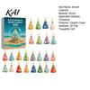 Unique 2026 Advent Calendar Christmas Calendar, Sea Glass Tree 2D Acrylic Ornament Set Coastal Home Holiday Ornaments with Hanging String, Countdown
