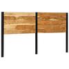 VidaXL Headboard 180 Cm Solid Acacia Wood and Iron, Panel Headboard, Double Headboard, Headboard for Bed 4017557