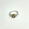 Silver Ring with Nano Ametrine 1.911ct, Cubic Zirkonia (2111061) 2.62 Gr. 925 Samples