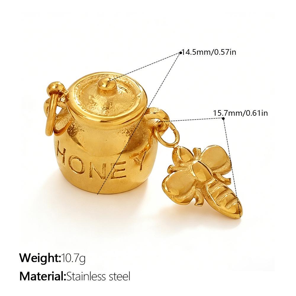 Personalized Creative Diamond-Encrusted Hollow Love Pendant Mix And Match Texture Teapot Teacup Shape Jewelry Accessories
