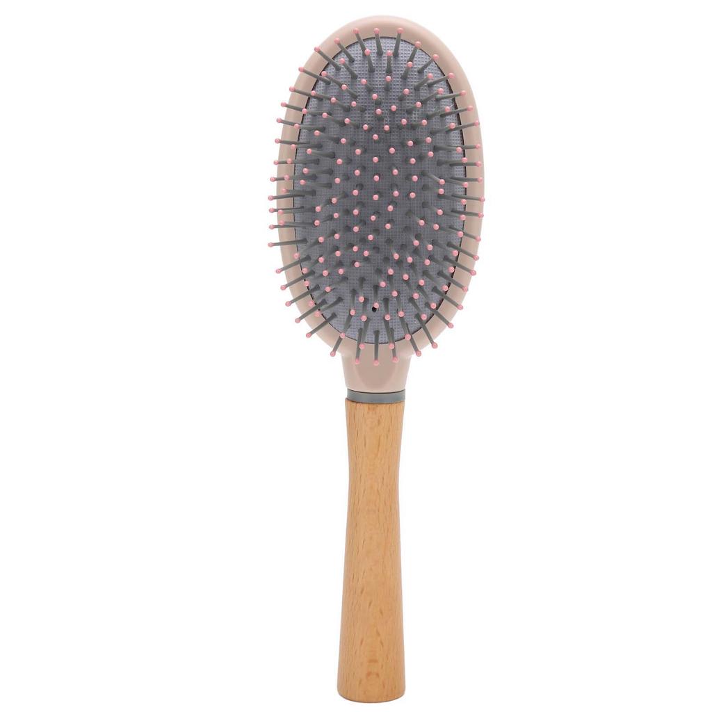 Wooden Paddle Brush Detangling Massage Scalp Brush for Thick Curly Thin Long Short Wet Dry Hair