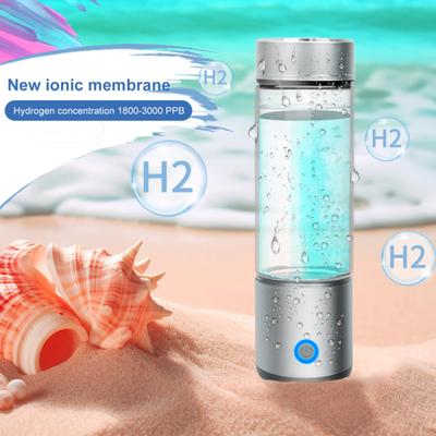 Hydrogen Water Bottle Generator 1500PPB Portable 300ml Hydro Water Cup SPE PEM Tech Universal Water Bottle Machine Health Gift