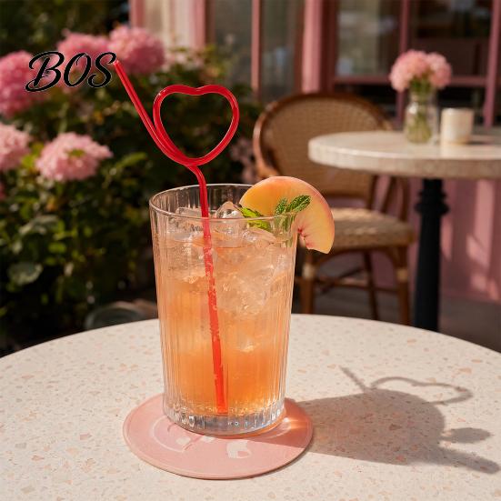 Ultra-long Curved Straws 10PCS PET Straws, Reusable Creative Shapes Fun Plastic for Kids Adults Party Games Smoothies Juice Drinks Drinking