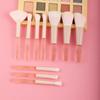 Mini 10-Piece Candy Makeup Brush Set: Stippling, Powder, Highlight, Eyeshadow