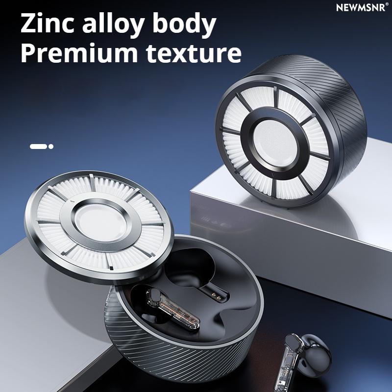 Zinc Alloy Shell RGB Lights Earphones HIFI Sounds Wireless Bluetooth 6.0 In-ear Headphones Stress-relief Headsets Sports Earbuds