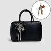 Handmade Tassel Love Heart Pendant Bow Lanyard Glossy Pendant Gifts Bowknot Keychain