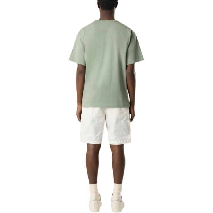 STONE ISLAND Logo Embroidered Crewneck T Shirt K1S152100025S0050V0055