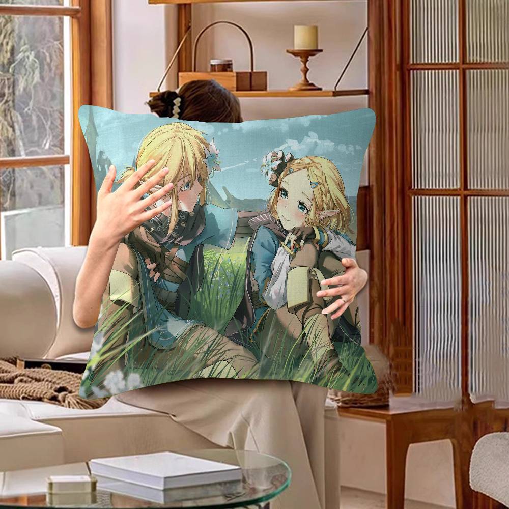 Game L-Legends Of The Zeldas Cushion Cover Pillowcase Upholstery Sofa Throw Pillow Home Decor Pillowcas