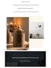 French Crown-Shaped Hollow Candlestick: European Retro Tabletop Ornament for a Cozy B&B Atmosphere