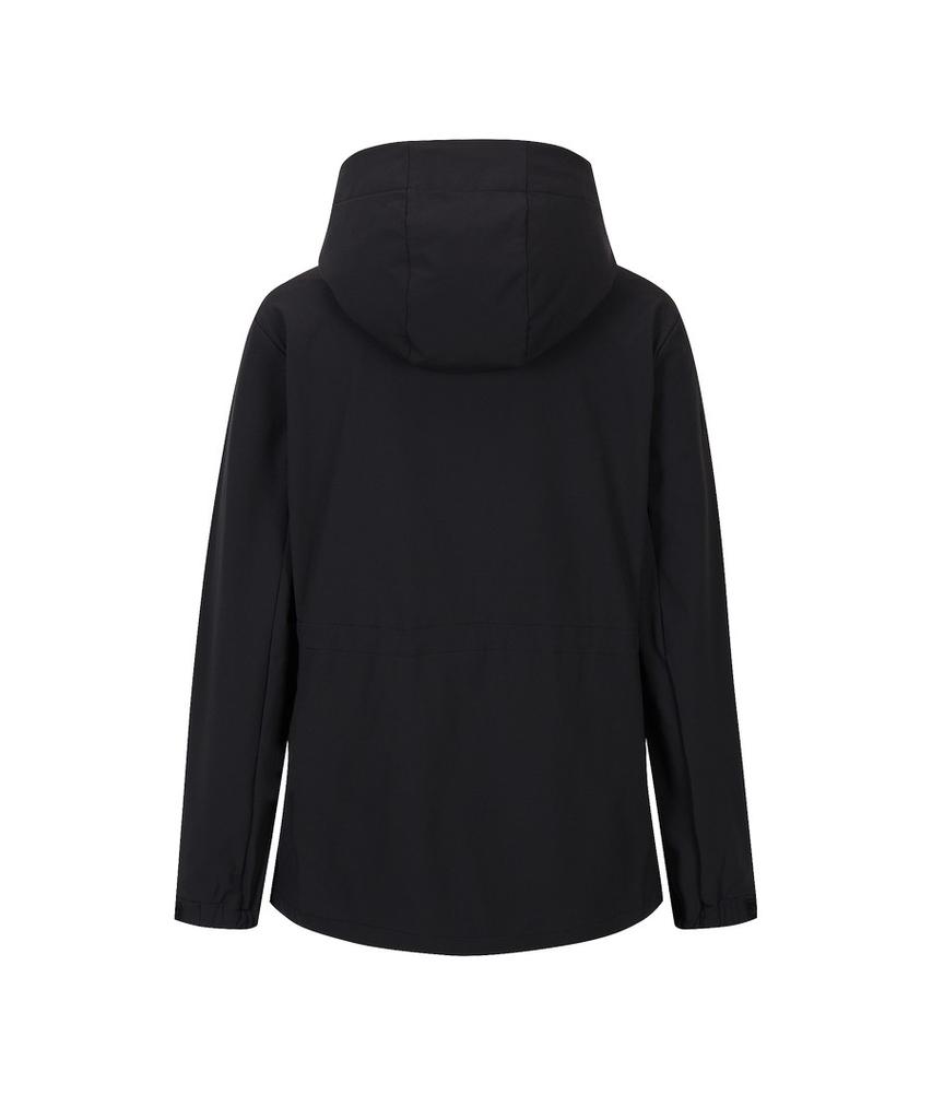 Discovery Expedition Women'S Essential Hooded Softshell Jacket (Black)