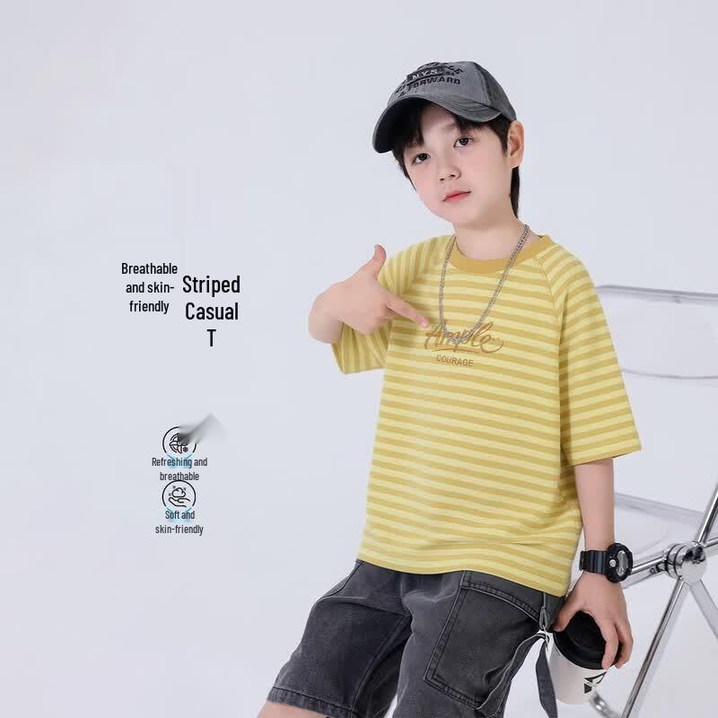 YouYou Kids Boys  Summer Short Sleeve T-Shirt 160