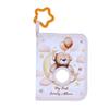 My First Family Album Soft Photo Cloth Book for Newborn Toddlers Hold 17 Photos Brown Bear Family Album Picture Book