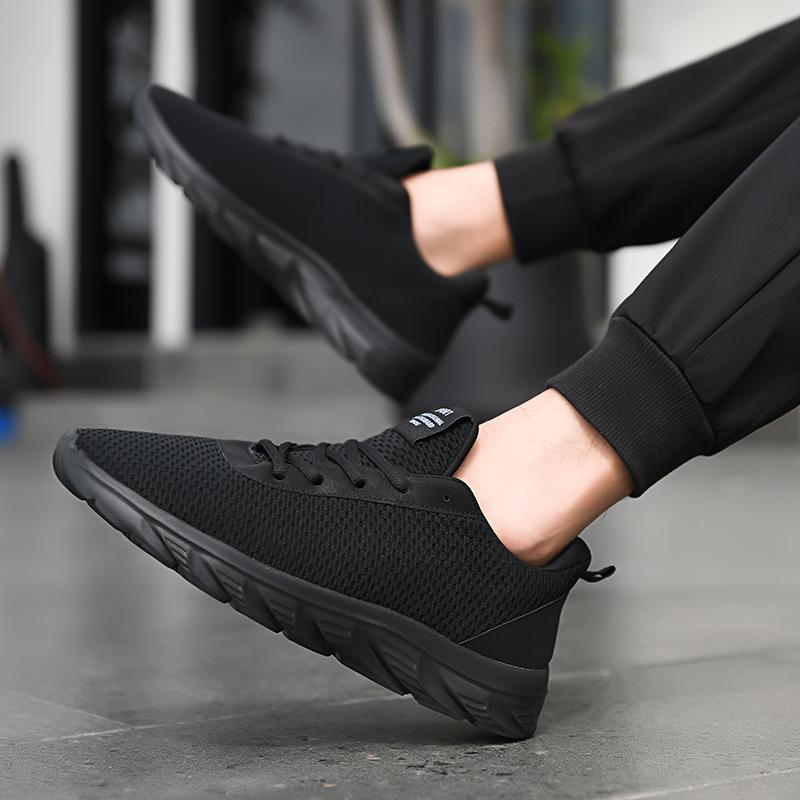 39-48 Мужская повседневная спортивная обувь большого размера с воздушной вентиляцией — фото 8