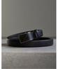 Hejiseumaenaegseseoli [Online Limited] Black Buckle Check Decoration Cowhide Automatic Belt Hjbe6F950Bk