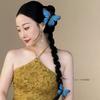 New Arrival Blue Butterfly Hair Clip Elegant Hairpin Hair Accessories for Women Fantasy Side Clip Rhinestone Hair Pin