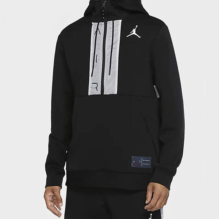 Jordan Sweatshirts Men's Black Hooded Moderate Regular CK6454-010
