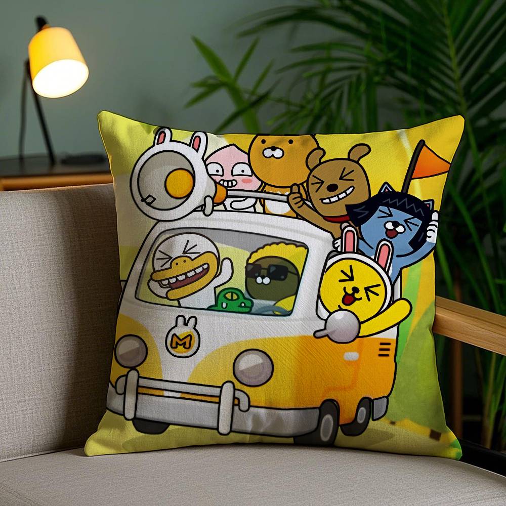 Cute Cartoon Anime SumikkoGurashi-S Pillow Case Anti-dustmite Pillowcase Invisible zipper silky short plush Sofa cushion cover