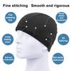1Pcs Ultra-Thin Free Size Unisex Polyester Cloth Swimming Cap Protecting Ears Long Hair Water Sports Swimming Cap