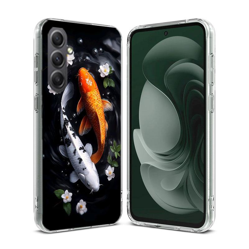 Majestic Koi Fish Phone Case for Samsung A16 A26 A36 A56 A17 A37 A57 A07 A06 A02S A03 A04S A05S Galaxy Note 20 10 A50S A71 A51 A